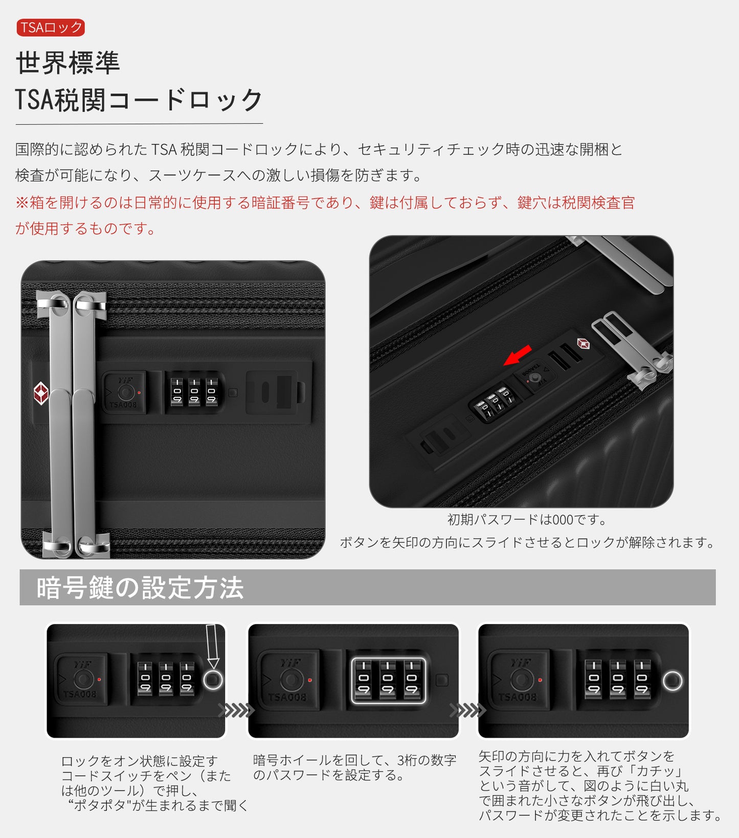 [Ashard] キャリーケース 多機能 スーツケース ストッパー付き Type C と USBポート付き フロントオープン ジッパー キャリーバッグ 携帯スタンド カップホルダー付き 隠しフック機能 超軽量 耐衝撃 静音 360度回転キャスター 100%PC材質 人気 頑丈 可愛い TSAロック搭載 旅行 ビジネス 出張 修学（7泊以上）