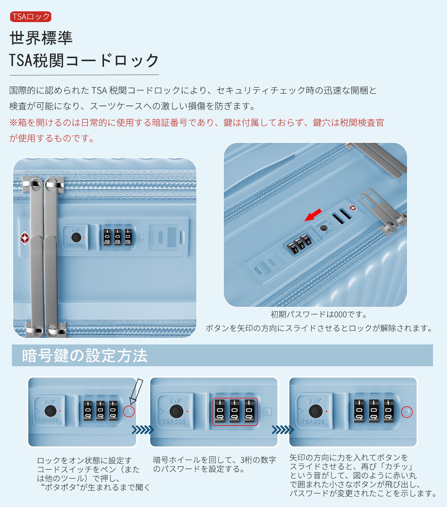 Ashard] キャリーケース 多機能 スーツケース ストッパー付き