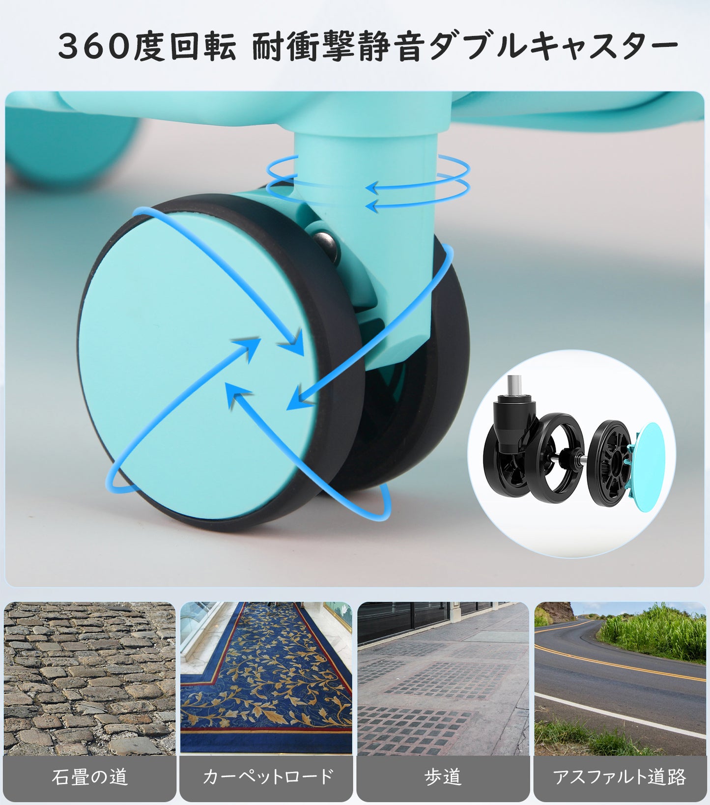 [Ashard] スーツケース 大容量 キャリーケース 超軽量 ピュアPC材質 USBポート付き 充電機能 フック機能 キャリーバッグ 耐衝撃 静音 360度回転 TSAロック搭載 人気 おしゃれ 幅広のレバーデザイン 旅行 ビジネス 出張 修学（4-7泊）